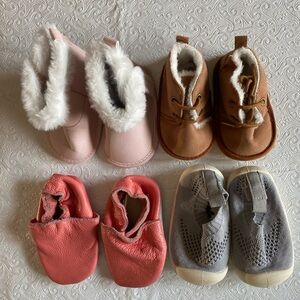 4 Pairs Baby shoes MeJale Baby Kids